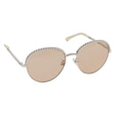 CHANEL Sunglasses metal Gold CC Auth 204787M-1