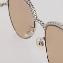 CHANEL Sunglasses metal Gold CC Auth 204787M-11