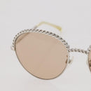 CHANEL Sunglasses metal Gold CC Auth 204787M-4