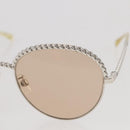 CHANEL Sunglasses metal Gold CC Auth 204787M-5