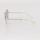 CHANEL Sunglasses metal Gold CC Auth 204787M-6