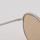 CHANEL Sunglasses metal Gold CC Auth 204787M-8