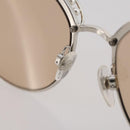 CHANEL Sunglasses metal Gold CC Auth 204788M-17