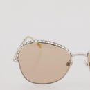 CHANEL Sunglasses metal Gold CC Auth 204788M-3