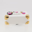 LOUIS VUITTON Bijoux Sackcat Trunk Key Holder metal White M00825 LV Auth 204789M-10