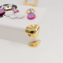LOUIS VUITTON Bijoux Sackcat Trunk Key Holder metal White M00825 LV Auth 204789M-14