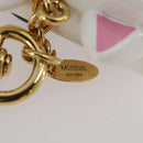 LOUIS VUITTON Bijoux Sackcat Trunk Key Holder metal White M00825 LV Auth 204789M-12