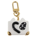 LOUIS VUITTON Bijoux Sackcat Trunk Key Holder metal White M00825 LV Auth 204789M-2