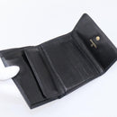 CHANEL Matelasse Wallet Caviar Skin Black Gold CC Auth 204790V-14