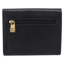 CHANEL Matelasse Wallet Caviar Skin Black Gold CC Auth 204790V-3