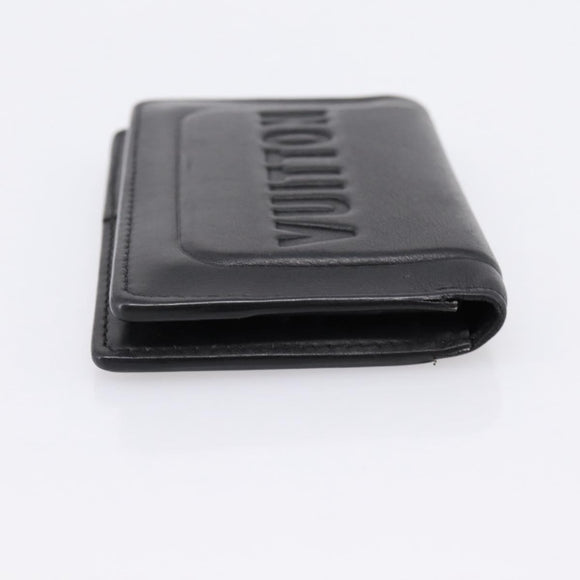 LOUIS VUITTON Infinity Organizer De Poch Card Case Leather M63251 Auth 204791A