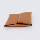 HERMES Bastia Coin Purse Leather Brown Auth 204796M-5