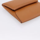 HERMES Bastia Coin Purse Leather Brown Auth 204796M-9
