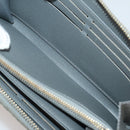 LOUIS VUITTON Monogram denim Zippy Wallet Wallet Gray M13214 LV Auth 204799M-20