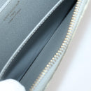 LOUIS VUITTON Monogram denim Zippy Wallet Wallet Gray M13214 LV Auth 204799M-23