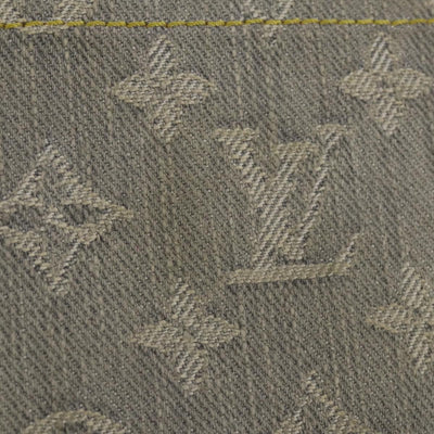 LOUIS VUITTON Monogram denim Zippy Wallet Wallet Gray M13214 LV Auth 204799M - 0