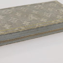 LOUIS VUITTON Monogram denim Zippy Wallet Wallet Gray M13214 LV Auth 204799M-7