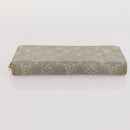LOUIS VUITTON Monogram denim Zippy Wallet Wallet Gray M13214 LV Auth 204799M-8