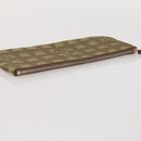 CHANEL New Travel Line Clutch Bag Canvas Brown CC Auth 204800A-5