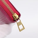 LOEWE Wallet Leather Pink Gold Auth 204802A-8