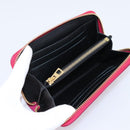 LOEWE Wallet Leather Pink Gold Auth 204802A-9