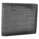 Berluti Wallet Leather Gray Auth 204806M-1