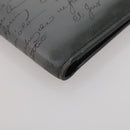 Berluti Wallet Leather Gray Auth 204806M-7