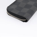 LOUIS VUITTON Damier Graphite Pochette Cles Coin Purse N60155 LV Auth 204807A-16