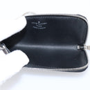 LOUIS VUITTON Damier Graphite Pochette Cles Coin Purse N60155 LV Auth 204807A-11
