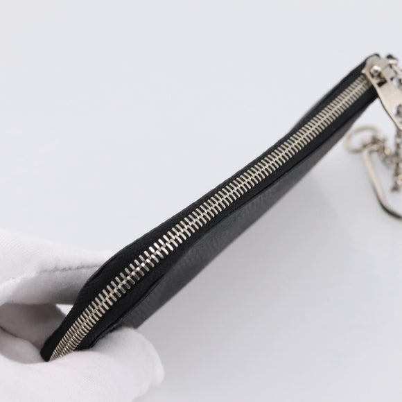 LOUIS VUITTON Damier Graphite Pochette Cles Coin Purse N60155 LV Auth 204807A