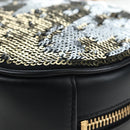 SAINT LAURENT Chain Shoulder Bag Sequin Black Gold Tone Auth 204808SAM-13
