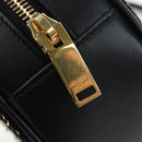 SAINT LAURENT Chain Shoulder Bag Sequin Black Gold Tone Auth 204808SAM-18