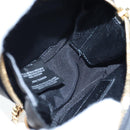 SAINT LAURENT Chain Shoulder Bag Sequin Black Gold Tone Auth 204808SAM-20