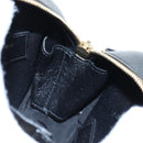 SAINT LAURENT Chain Shoulder Bag Sequin Black Gold Tone Auth 204808SAM-21