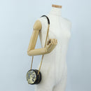 SAINT LAURENT Chain Shoulder Bag Sequin Black Gold Tone Auth 204808SAM-24