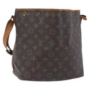 LOUIS VUITTON Monogram Petit Noe Shoulder Bag M42226 LV Auth 204810-1