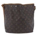 LOUIS VUITTON Monogram Petit Noe Shoulder Bag M42226 LV Auth 204810-2