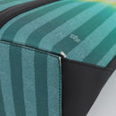LOUIS VUITTON Damier Stripe Weekend Tote PM Bag Green M59919 LV Auth 204811A-15