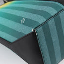 LOUIS VUITTON Damier Stripe Weekend Tote PM Bag Green M59919 LV Auth 204811A-10