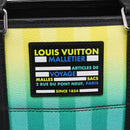 LOUIS VUITTON Damier Stripe Weekend Tote PM Bag Green M59919 LV Auth 204811A-18