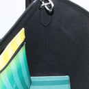 LOUIS VUITTON Damier Stripe Weekend Tote PM Bag Green M59919 LV Auth 204811A-20