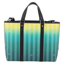 LOUIS VUITTON Damier Stripe Weekend Tote PM Bag Green M59919 LV Auth 204811A-2