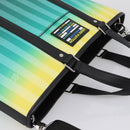LOUIS VUITTON Damier Stripe Weekend Tote PM Bag Green M59919 LV Auth 204811A-6