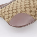GUCCI GG Canvas Mayfair Shoulder Bag Beige Gold 257065 Auth 204812-13
