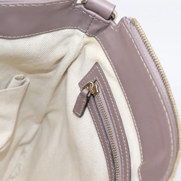GUCCI GG Canvas Mayfair Shoulder Bag Beige Gold 257065 Auth 204812