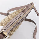 GUCCI GG Canvas Mayfair Shoulder Bag Beige Gold 257065 Auth 204812-6