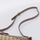 GUCCI GG Canvas Mayfair Shoulder Bag Beige Gold 257065 Auth 204812-8