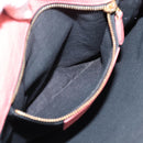 BALENCIAGA Giant Envelope Shoulder Bag Leather Pink Gold Auth 204813A-21
