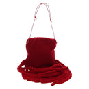 BOTTEGA VENETA Shoulder Bag Shearing Red Auth 204815M-1