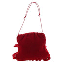 BOTTEGA VENETA Shoulder Bag Shearing Red Auth 204815M-2